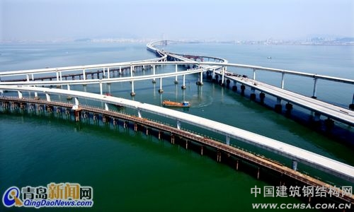 海灣大橋?qū)?ldquo;青島、紅島、黃島”串聯(lián)起宏偉大青島